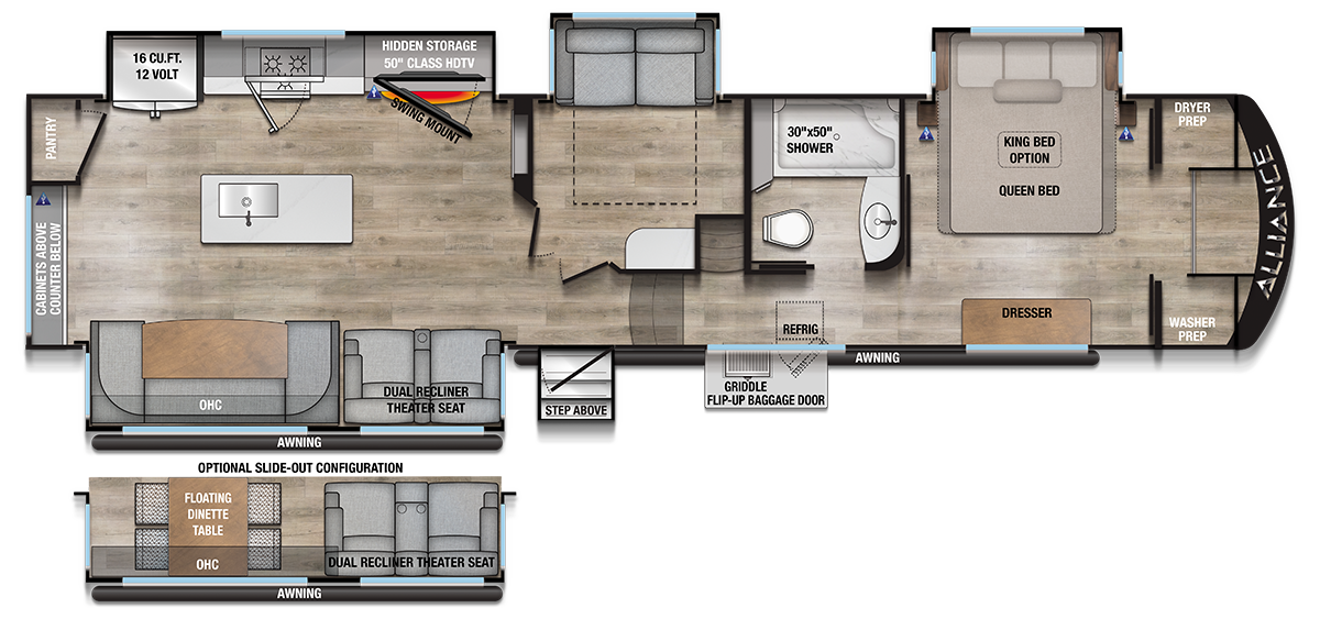 Avenue 37MBR Floorplan